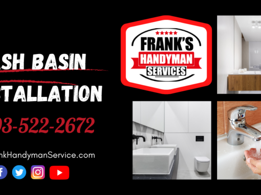 Wash Basin Installation.