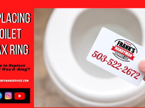Replacing Toilet Wax Ring