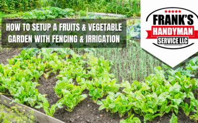 How To Setup A Fruits & Vegetable Garden With Fencing & Irrigation