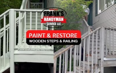 Paint & Restore Wooden Steps & Railing