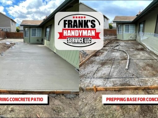 Prepping Base For Concrete & Pouring Concrete Patio