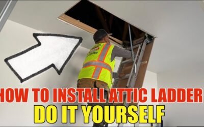 How to Install a Werner Aluminum 8-10ft Attic Ladder: Step-by-Step Guide (We Had to Cut a Bigger Opening!)