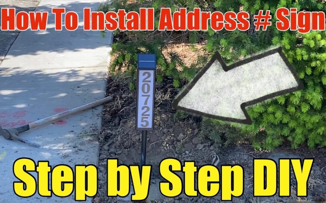 How to Install Amazon Sungath Lighted House Numbers Address Plaque: Step-by-Step Guide