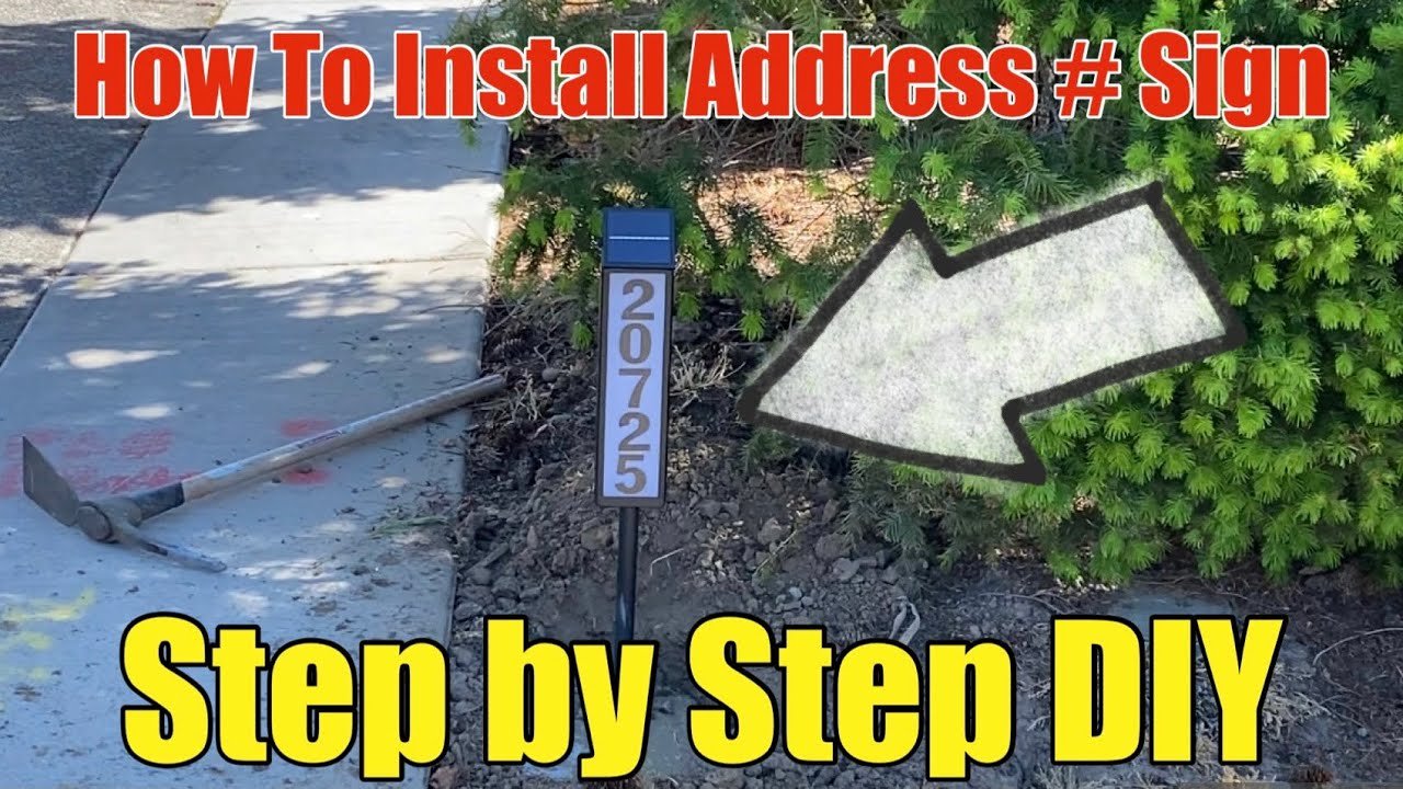 How to Install Amazon Sungath Lighted House Numbers Address Plaque: Step-by-Step Guide