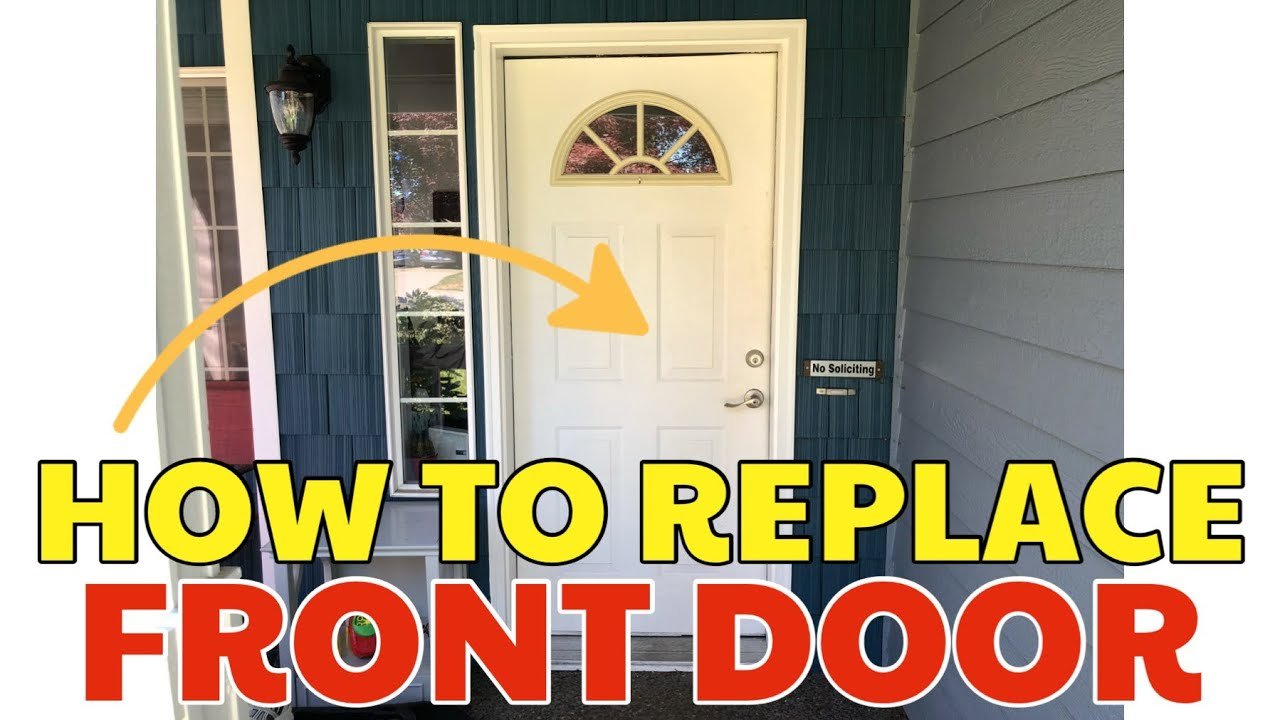 How to Replace a Front Entry Exterior Door with Prehung Frame: Step-by-Step Timelapse Guide