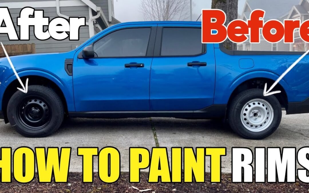 DIY Guide on How to Paint the Rims on a 2022 Ford Maverick Truck – Step by Step