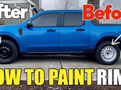 DIY Guide on How to Paint the Rims on a 2022 Ford Maverick Truck – Step by Step