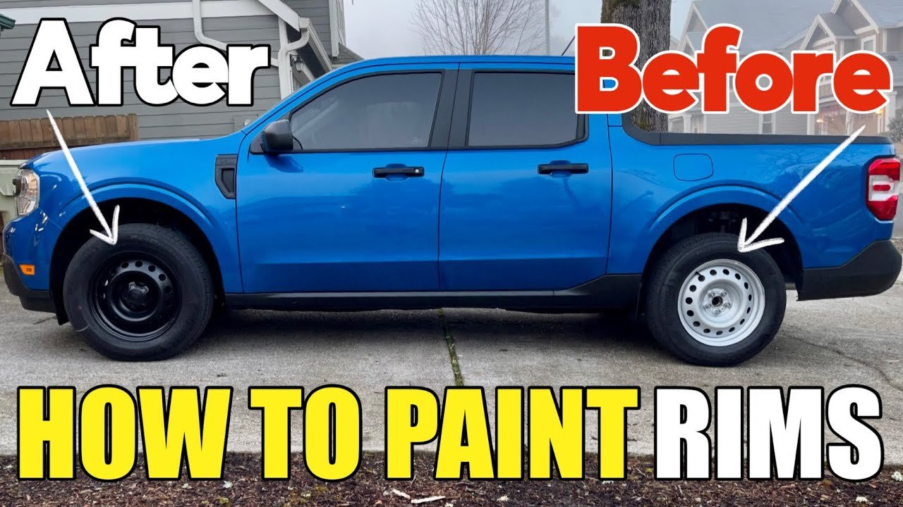 DIY Guide on How to Paint the Rims on a 2022 Ford Maverick Truck – Step by Step