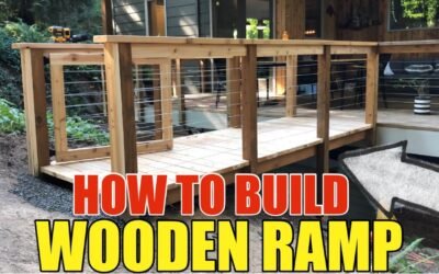 How to Build a Wooden Access Ramp and Connect It to Your Porch for Easy Backyard Access