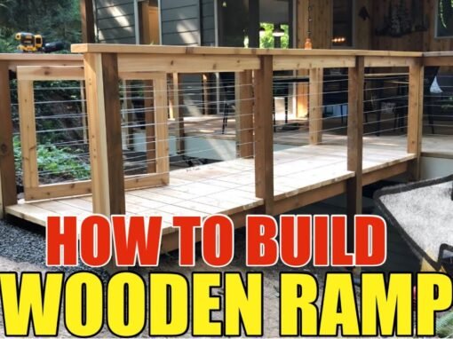 How to Build a Wooden Access Ramp and Connect It to Your Porch for Easy Backyard Access