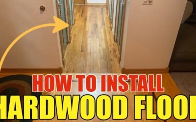 How to Install Bruce Plano Marsh Hardwood Flooring from Home Depot in the Hallway Step by Step