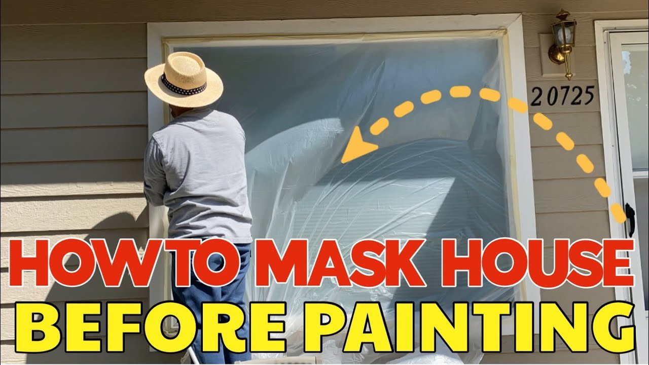 How to Mask the Exterior of a House Before Painting: Pro Tips for Masking Windows and Doors