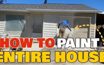 How to Paint the Entire Exterior of a House Step by Step with Graco X5 Airless Paint Sprayer Review