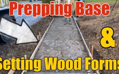 How to Prep the Base and Set Wood Forms for a Concrete Public Sidewalk: Step-by-Step DIY