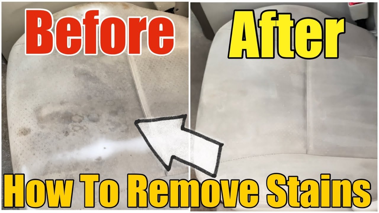 How To Remove Stains From Cloth Car Seats Step by Step With Professional Results | Toyota Prius Car