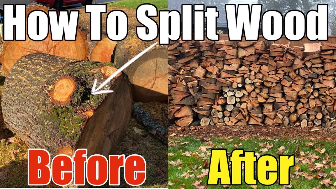 How To Split Large Rounds of Firewood By Hand Using Basic Hand Tools: Step-by-Step Guide