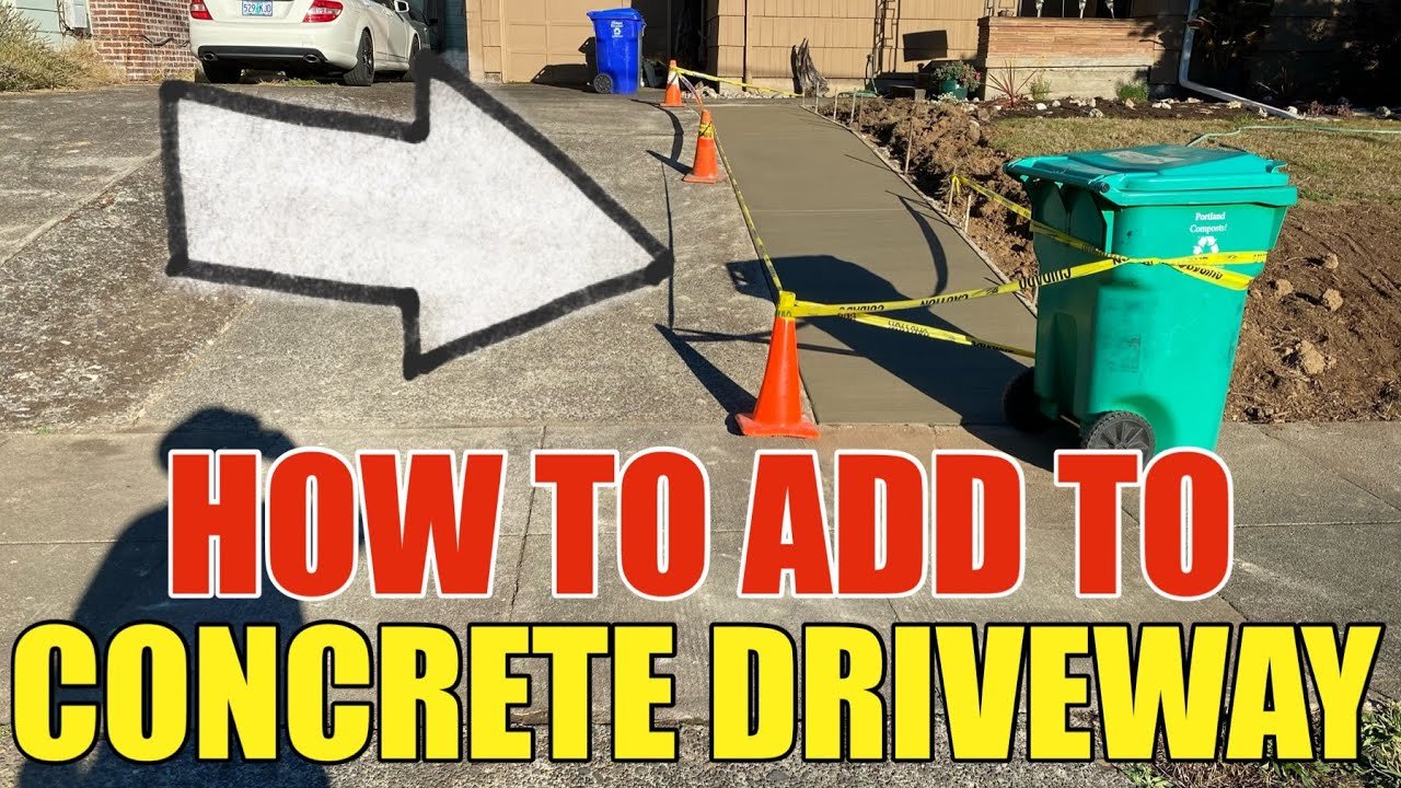 Step-by-Step Guide: How to Pour a Concrete Driveway Extension with Broom Finish