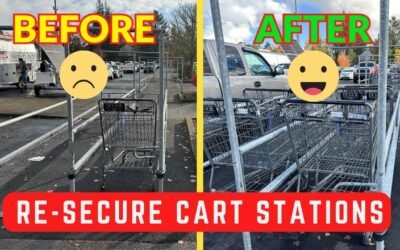 Step-by-Step Guide: How to Secure and Level Shopping Cart Stations in a Parking Lot