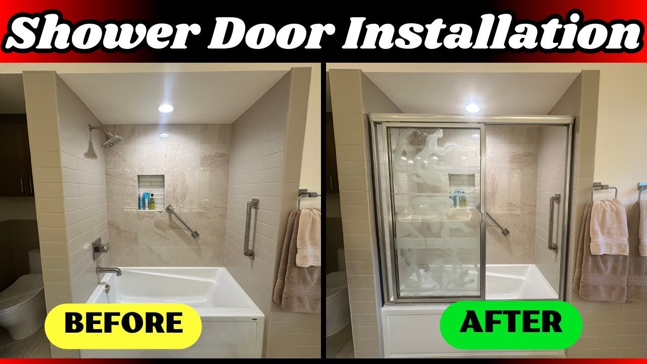 DIY Sliding Shower Door Installation Guide 🚿