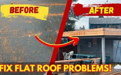How to Add a Slope to a Flat Roof to Prevent Water Damage 🌧️