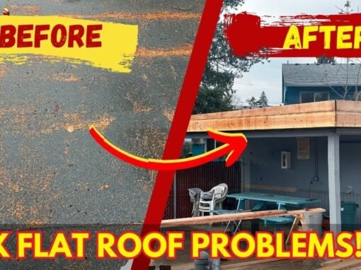 How to Add a Slope to a Flat Roof to Prevent Water Damage 🌧️