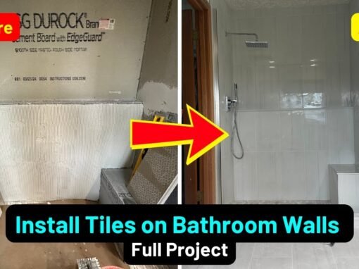 How to Install 12×24 Tiles on Bathroom Walls: Full Project 🛁
