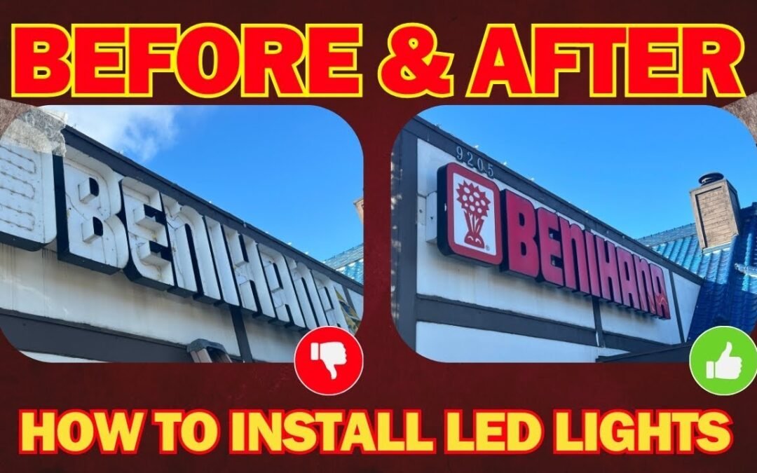 How to Install LED Lights Behind a Sign: Step-by-Step Guide 💡