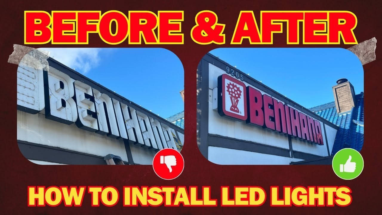 How to Install LED Lights Behind a Sign: Step-by-Step Guide 💡