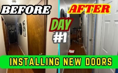 How to Prep and Install New Doors🖌️