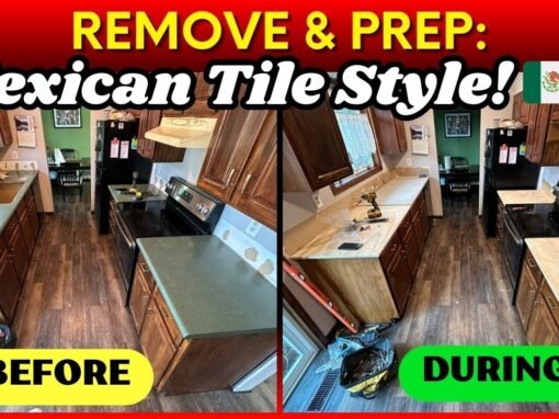 How to Remove Old Countertops and Prepare for Installing Mexican Tiles 🛠️🇲🇽