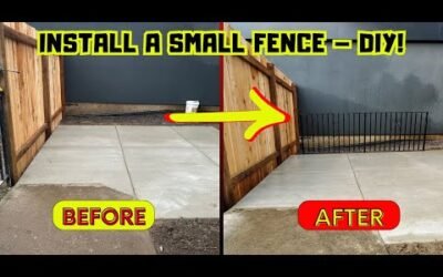 Step-by-Step Guide: How to Install a Small Fence